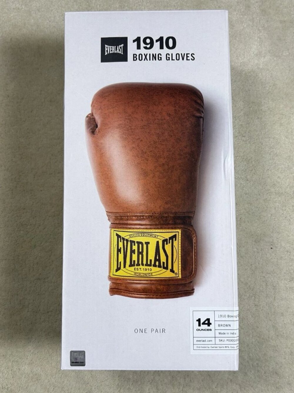 NEW! Everlast 1910 14 oz Boxing Sparring Gloves